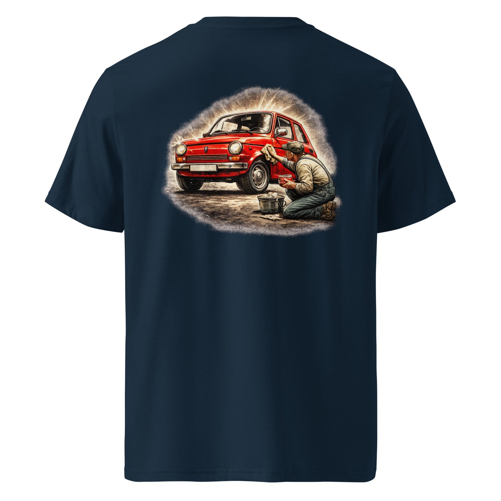 Koszulka „Polerowanie Marzeń” Polski Fiat PRL Retro| Zarn.pl Koszulka „Polerowanie Marzeń” Polski Fiat PRL Retro - obrazek 3