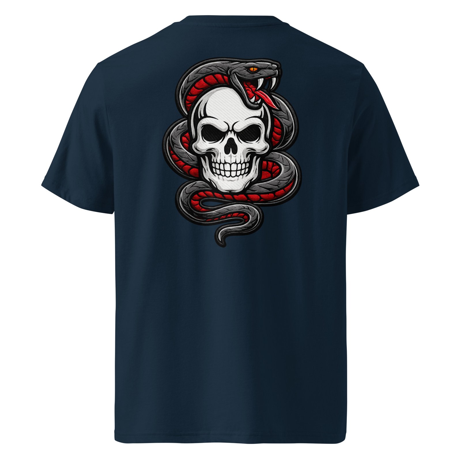 Męska koszulka „Snake Skull” – koszulka męska z czaszką i wężem| Zarn.pl Męska koszulka „Snake Skull” – koszulka męska z czaszką i wężem - obrazek 3