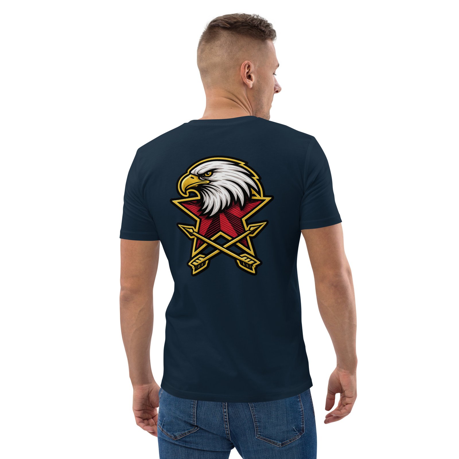 Męska koszulka „Eagle Emblem” – koszulka męska z orłem i gwiazdą| Zarn.pl Męska koszulka „Eagle Emblem” – koszulka męska z orłem i gwiazdą - obrazek 18