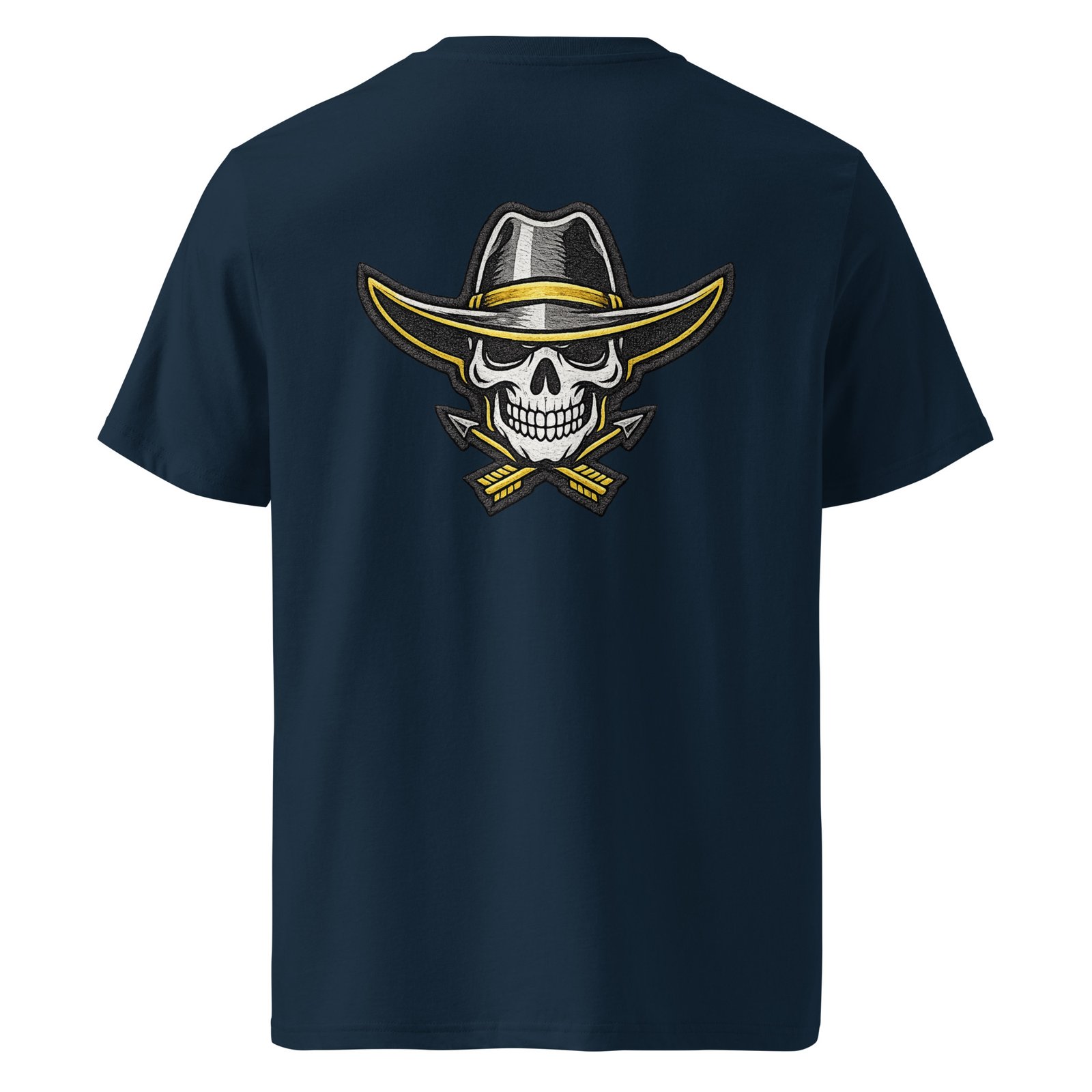 Męska koszulka „Cowboy Skull” – koszulka męska z czaszką kowboja w kapeluszu| Zarn.pl Męska koszulka „Cowboy Skull” – koszulka męska z czaszką kowboja w kapeluszu - obrazek 3