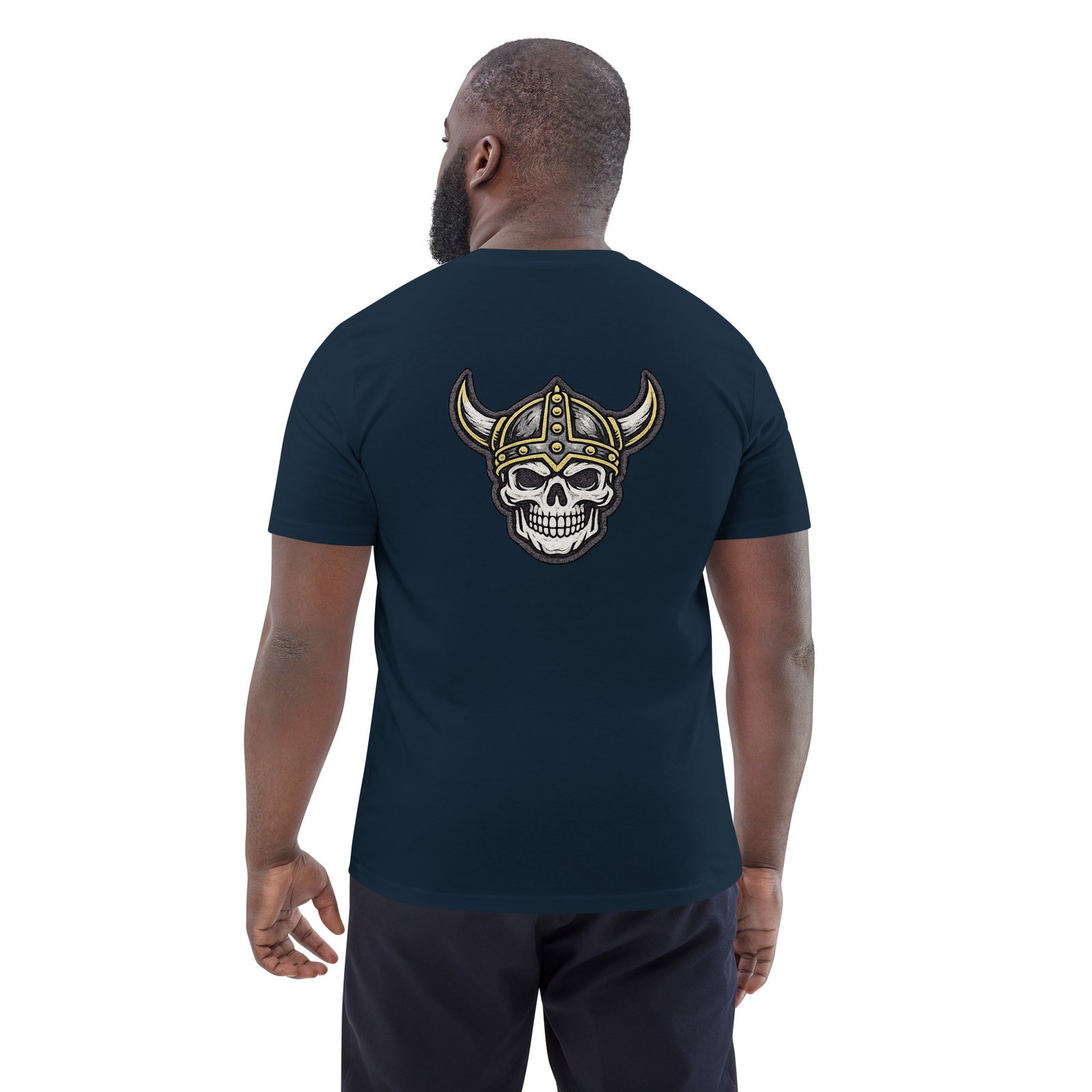 Męska koszulka „Viking Skull” – koszulka męska z czaszką w hełmie wikinga| Zarn.pl Męska koszulka „Viking Skull” – koszulka męska z czaszką w hełmie wikinga - obrazek 13