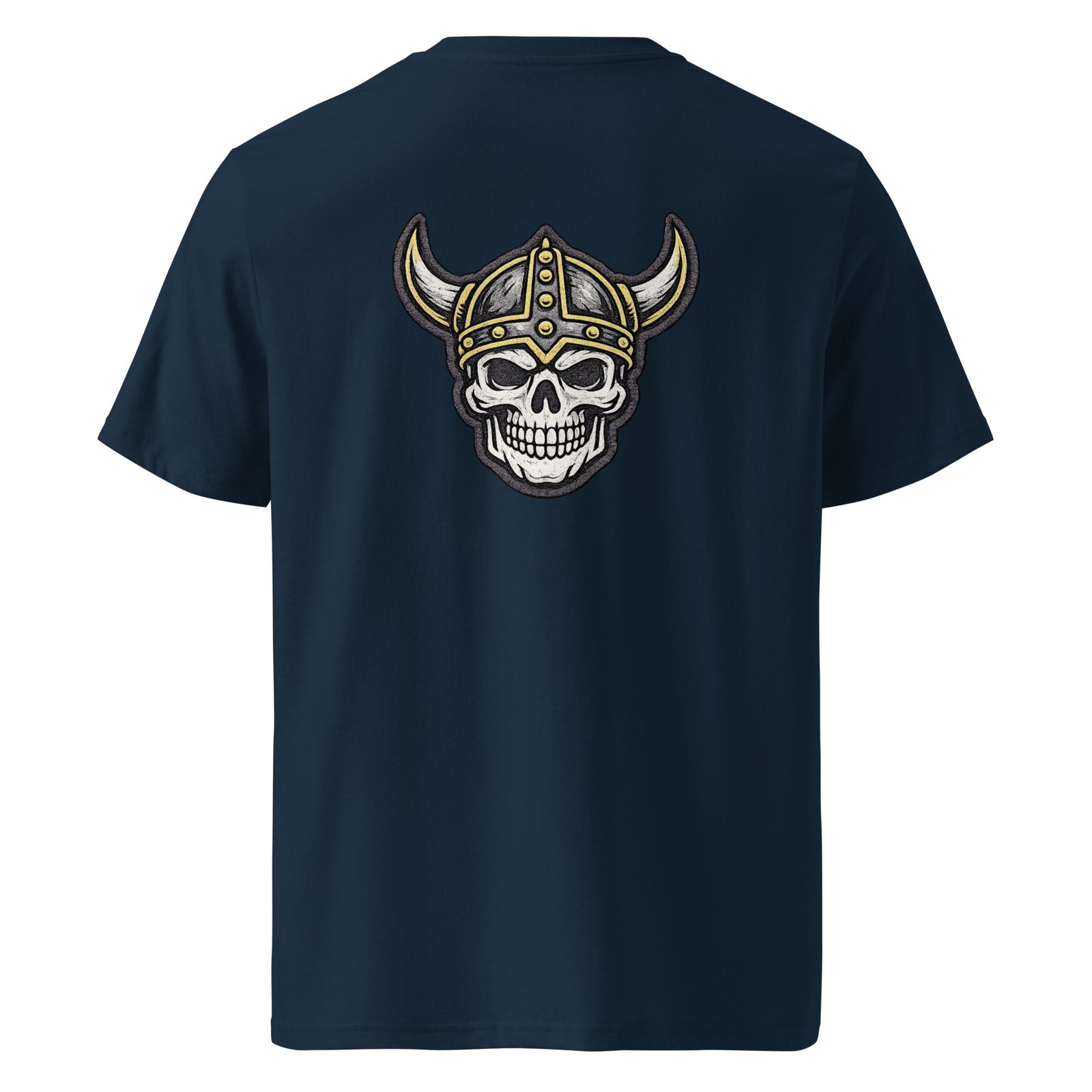 Męska koszulka „Viking Skull” – koszulka męska z czaszką w hełmie wikinga| Zarn.pl Męska koszulka „Viking Skull” – koszulka męska z czaszką w hełmie wikinga - obrazek 3