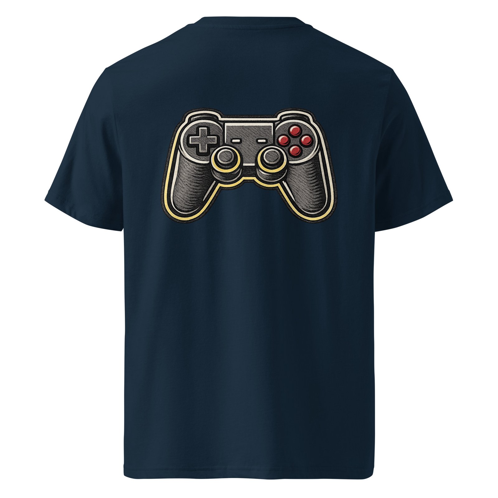 Koszulka męska „Retro Gamer Controller” – koszulka z padem do gier| Zarn.pl Koszulka męska „Retro Gamer Controller” – koszulka z padem do gier - obrazek 3