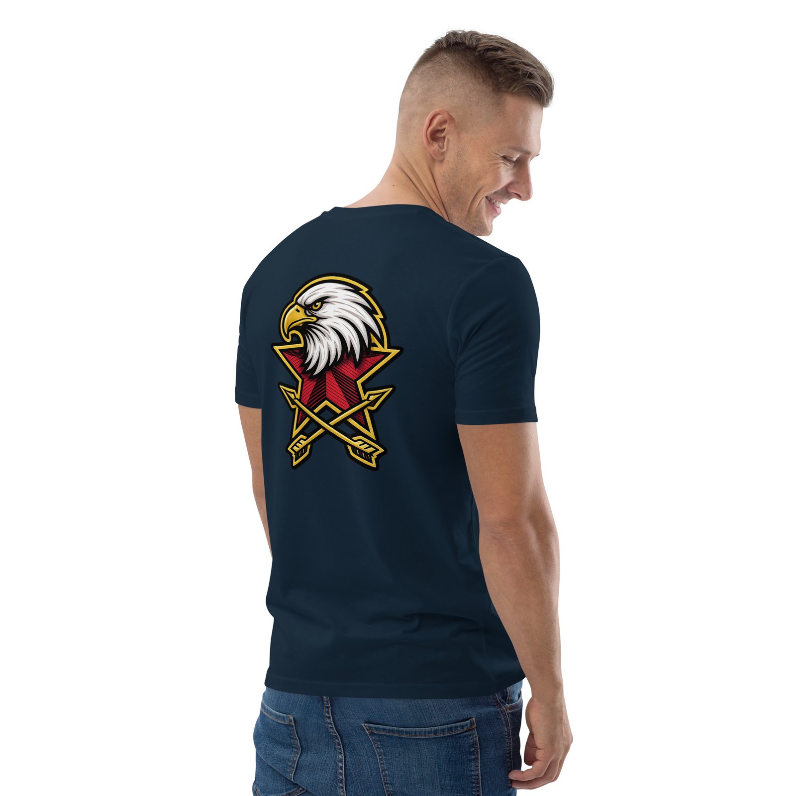 Męska koszulka „Eagle Emblem” – koszulka męska z orłem i gwiazdą| Zarn.pl Męska koszulka „Eagle Emblem” – koszulka męska z orłem i gwiazdą - obrazek 27