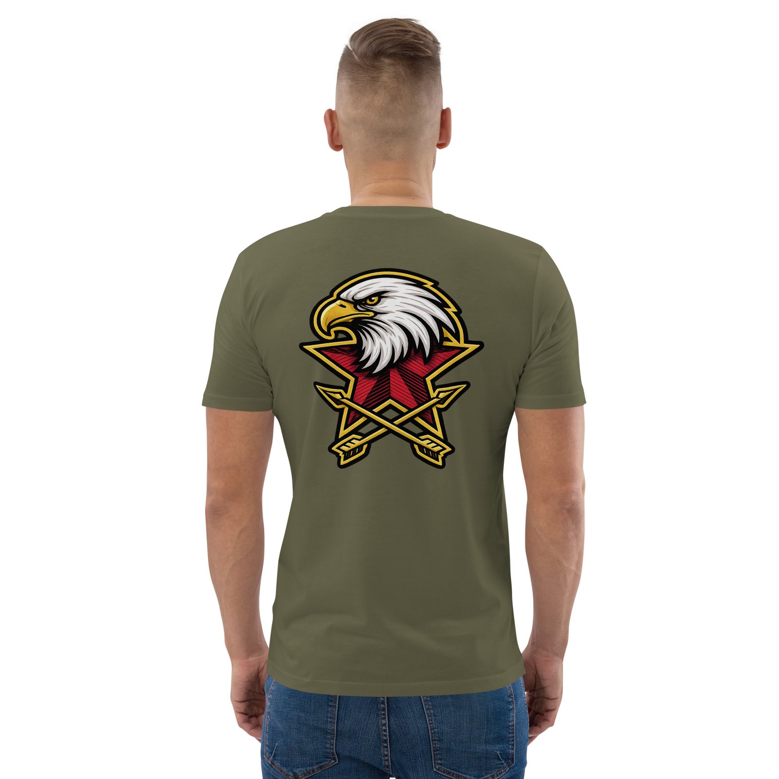 Męska koszulka „Eagle Emblem” – koszulka męska z orłem i gwiazdą| Zarn.pl Męska koszulka „Eagle Emblem” – koszulka męska z orłem i gwiazdą - obrazek 24