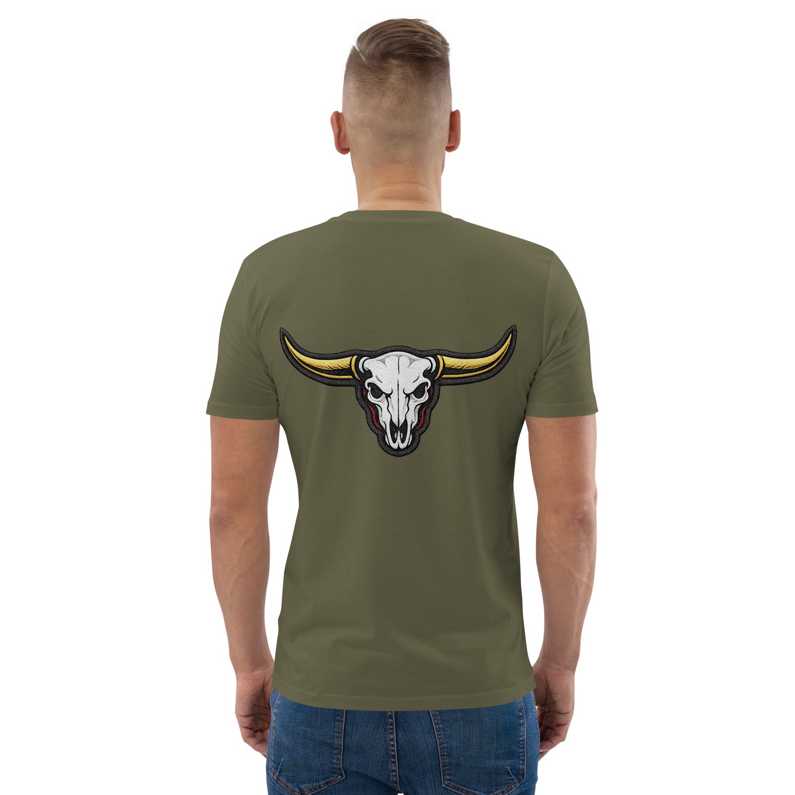 Męska koszulka „Longhorn Skull” – koszulka męska z czaszką byka i długimi rogami| Zarn.pl Męska koszulka „Longhorn Skull” – koszulka męska z czaszką byka i długimi rogami - obrazek 24