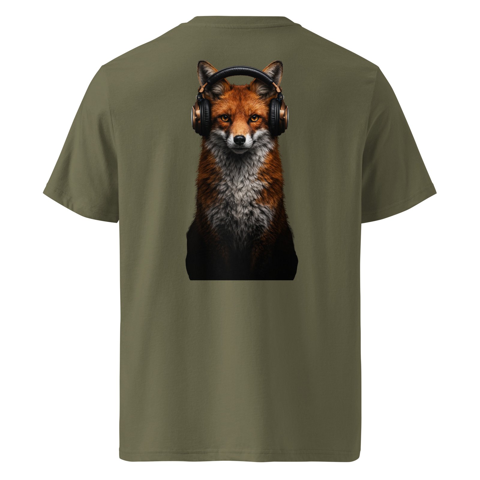 Koszulka muzyczna „Fox Beats” – koszulka z lisem w słuchawkach| Zarn.pl Koszulka muzyczna „Fox Beats” – koszulka z lisem w słuchawkach - obrazek 5