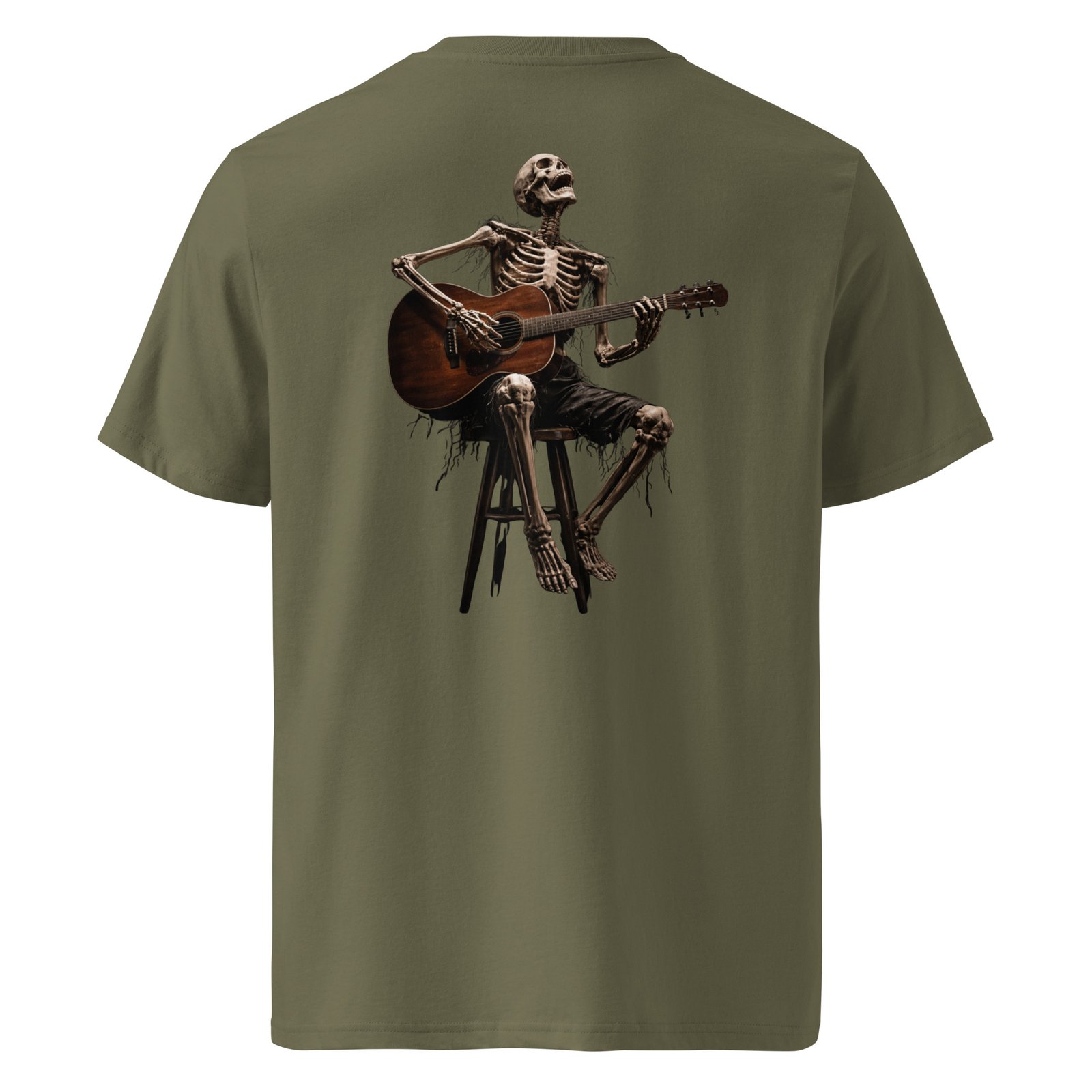 Koszulka „Skeleton Guitar” – koszulka ze szkieletem grającym na gitarze akustycznej| Zarn.pl Koszulka „Skeleton Guitar” – koszulka ze szkieletem grającym na gitarze akustycznej - obrazek 5