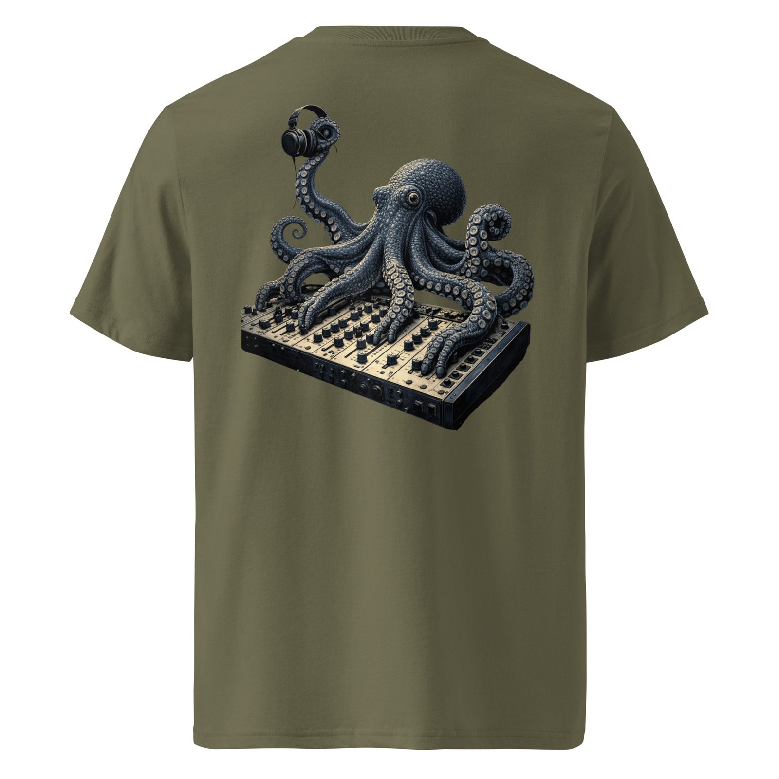 Koszulka „Octopus DJ” – koszulka ośmiornica DJ muzyczna| Zarn.pl Koszulka „Octopus DJ” – koszulka ośmiornica DJ muzyczna - obrazek 5