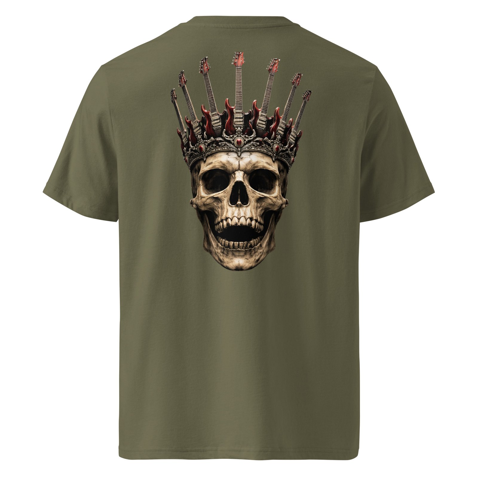 Koszulka „Rock King Skull” – koszulka czaszka z gitarami elektrycznymi| Zarn.pl Koszulka „Rock King Skull” – koszulka czaszka z gitarami elektrycznymi - obrazek 5