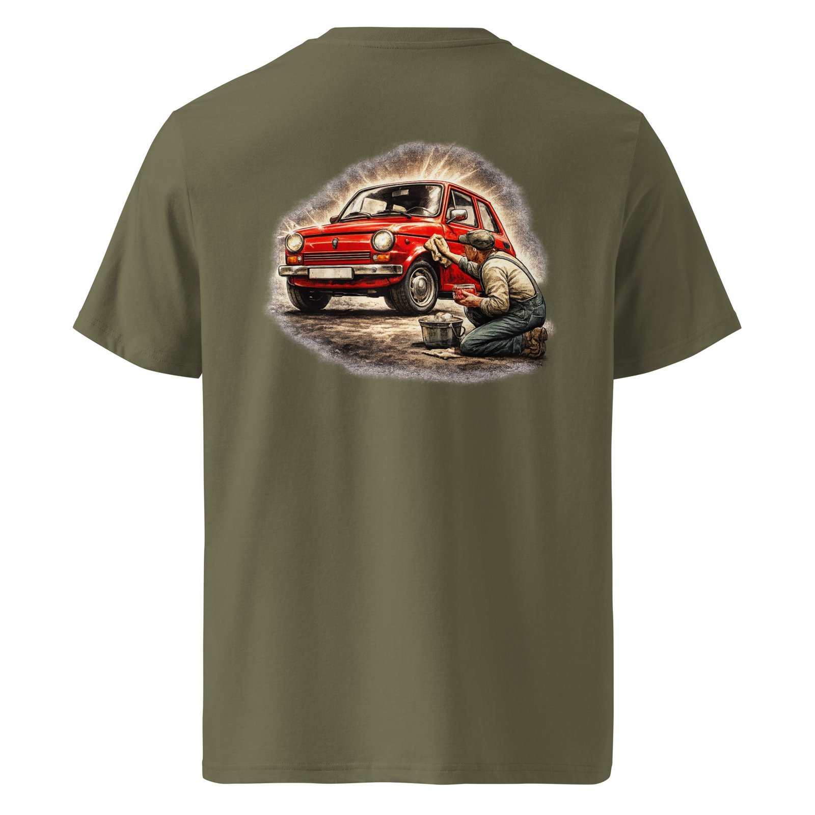 Koszulka „Polerowanie Marzeń” Polski Fiat PRL Retro| Zarn.pl Koszulka „Polerowanie Marzeń” Polski Fiat PRL Retro - obrazek 5