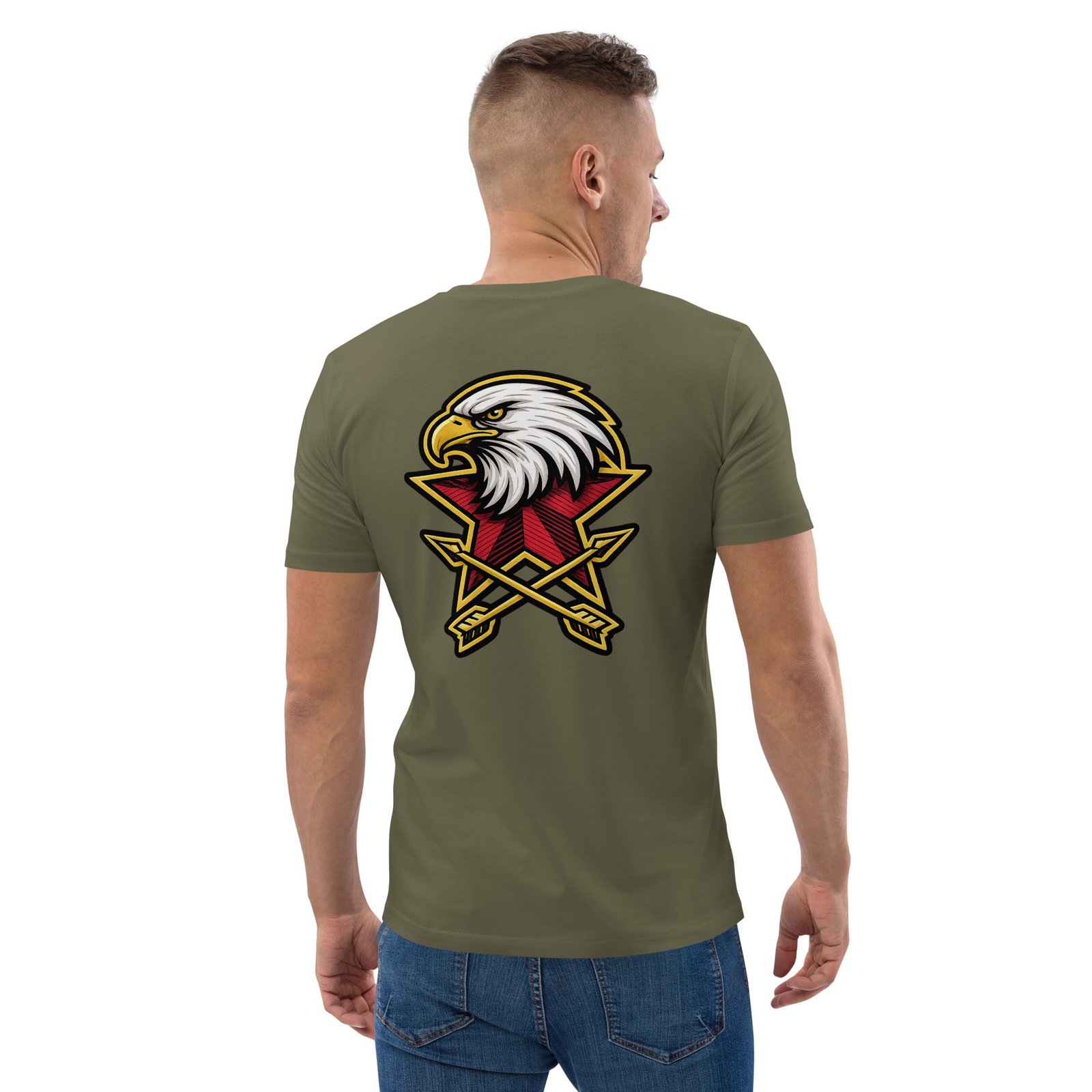 Męska koszulka „Eagle Emblem” – koszulka męska z orłem i gwiazdą| Zarn.pl Męska koszulka „Eagle Emblem” – koszulka męska z orłem i gwiazdą - obrazek 20