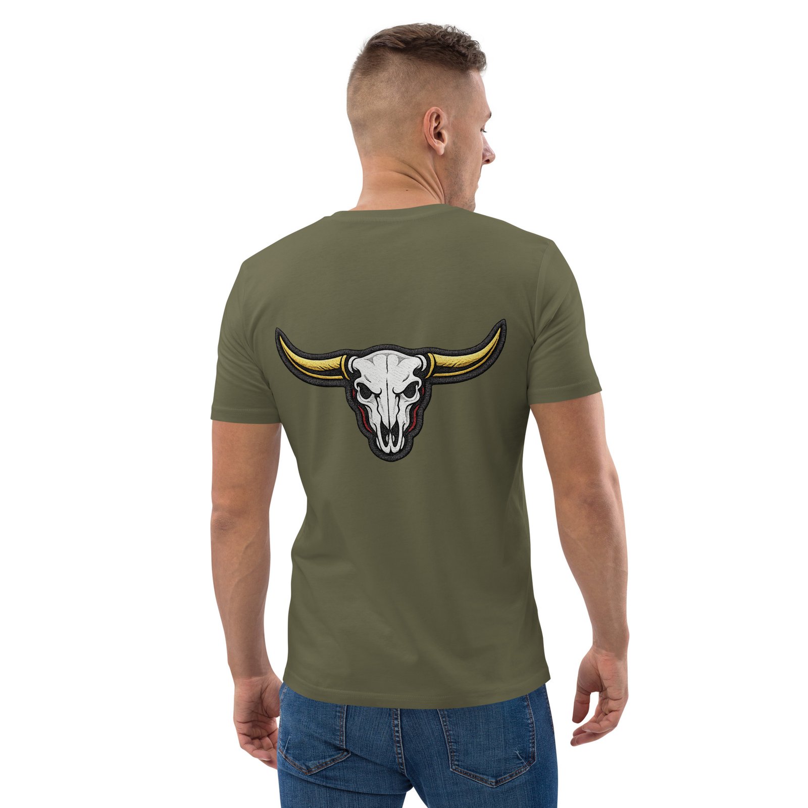 Męska koszulka „Longhorn Skull” – koszulka męska z czaszką byka i długimi rogami| Zarn.pl Męska koszulka „Longhorn Skull” – koszulka męska z czaszką byka i długimi rogami - obrazek 20