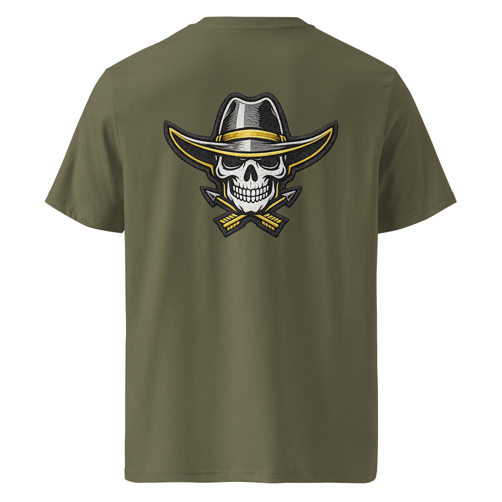 Męska koszulka „Cowboy Skull” – koszulka męska z czaszką kowboja w kapeluszu| Zarn.pl Męska koszulka „Cowboy Skull” – koszulka męska z czaszką kowboja w kapeluszu - obrazek 5