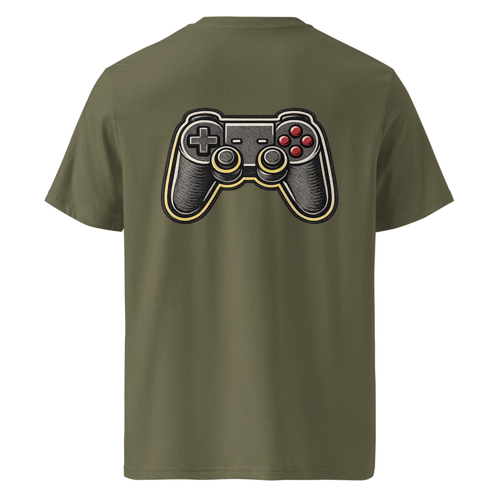 Koszulka męska „Retro Gamer Controller” – koszulka z padem do gier| Zarn.pl Koszulka męska „Retro Gamer Controller” – koszulka z padem do gier - obrazek 5