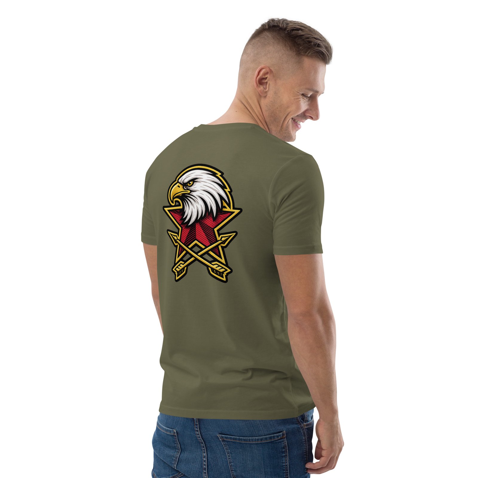 Męska koszulka „Eagle Emblem” – koszulka męska z orłem i gwiazdą| Zarn.pl Męska koszulka „Eagle Emblem” – koszulka męska z orłem i gwiazdą - obrazek 29