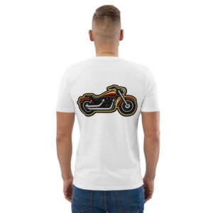 koszulka męska z motocyklem cruiser