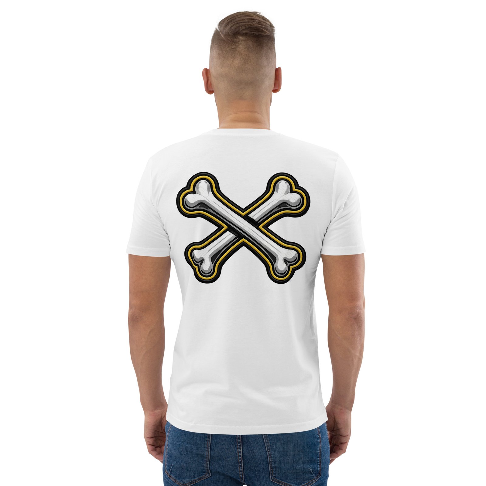 Męska koszulka „Cross Bones” – koszulka męska ze skrzyżowanymi kośćmi| Zarn.pl Męska koszulka „Cross Bones” – koszulka męska ze skrzyżowanymi kośćmi - obrazek 25