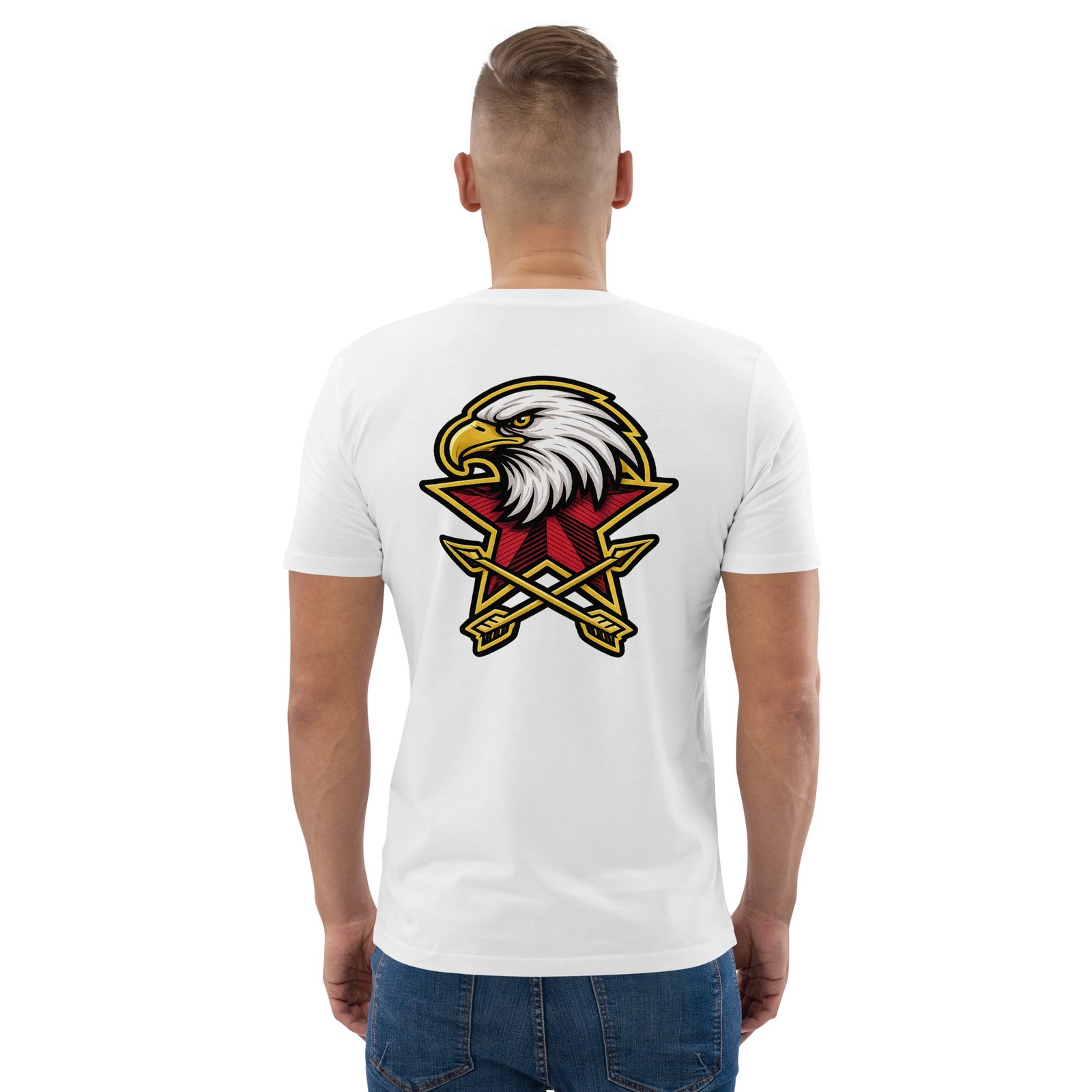 Męska koszulka „Eagle Emblem” – koszulka męska z orłem i gwiazdą| Zarn.pl Męska koszulka „Eagle Emblem” – koszulka męska z orłem i gwiazdą - obrazek 25