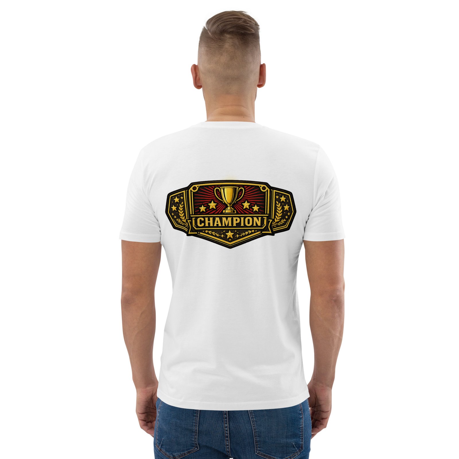 Męska koszulka „Champion Belt” – koszulka męska z pasem mistrzowskim| Zarn.pl Męska koszulka „Champion Belt” – koszulka męska z pasem mistrzowskim - obrazek 25