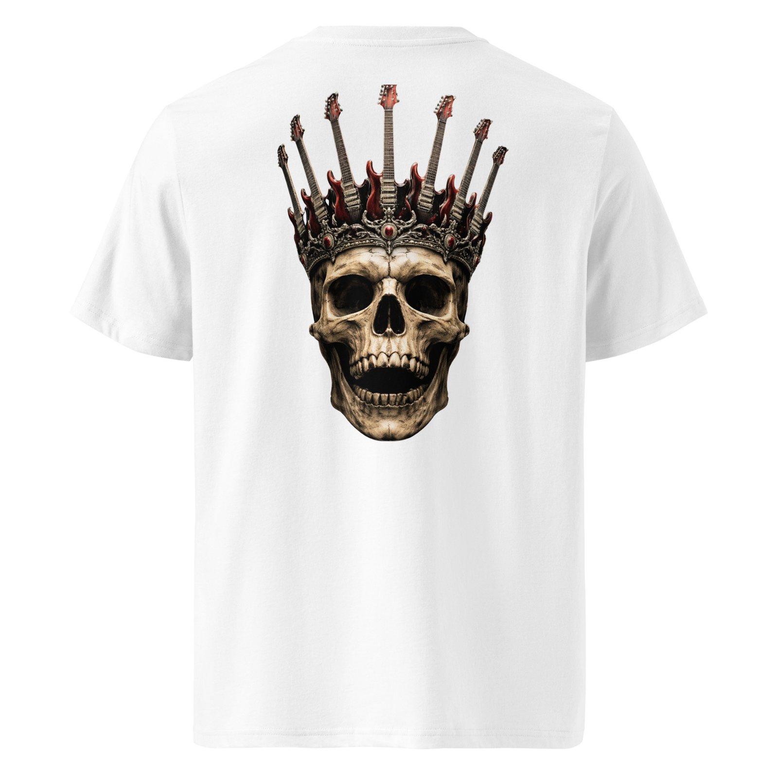 Koszulka „Rock King Skull” – koszulka czaszka z gitarami elektrycznymi| Zarn.pl Koszulka „Rock King Skull” – koszulka czaszka z gitarami elektrycznymi - obrazek 6