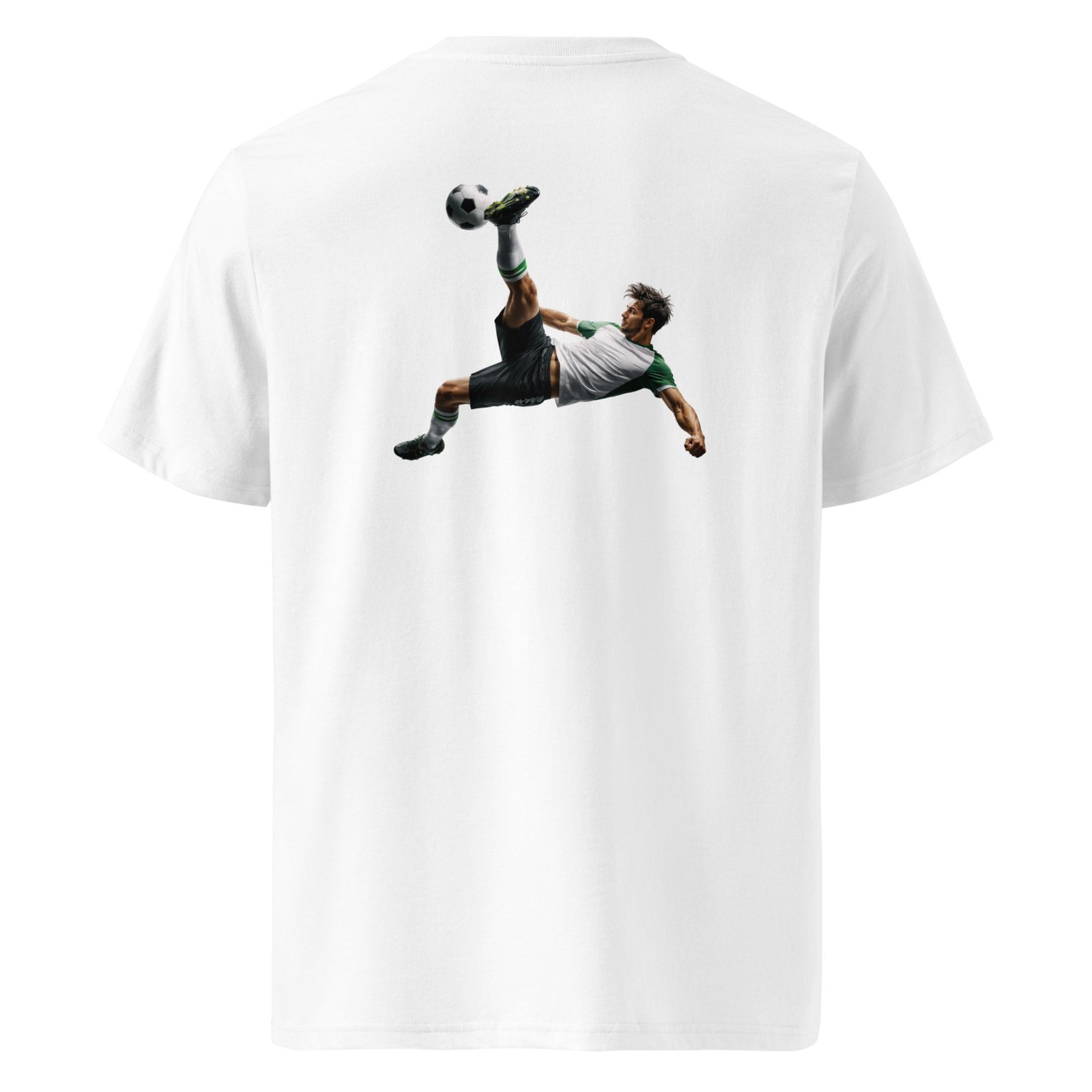 Koszulka piłkarska męska „Bicycle Kick” – koszulka z piłkarzem wykonującym przewrotkę| Zarn.pl Koszulka piłkarska męska „Bicycle Kick” – koszulka z piłkarzem wykonującym przewrotkę - obrazek 6