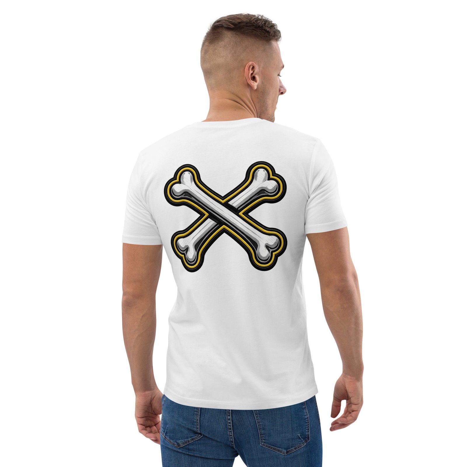 Męska koszulka „Cross Bones” – koszulka męska ze skrzyżowanymi kośćmi| Zarn.pl Męska koszulka „Cross Bones” – koszulka męska ze skrzyżowanymi kośćmi - obrazek 21