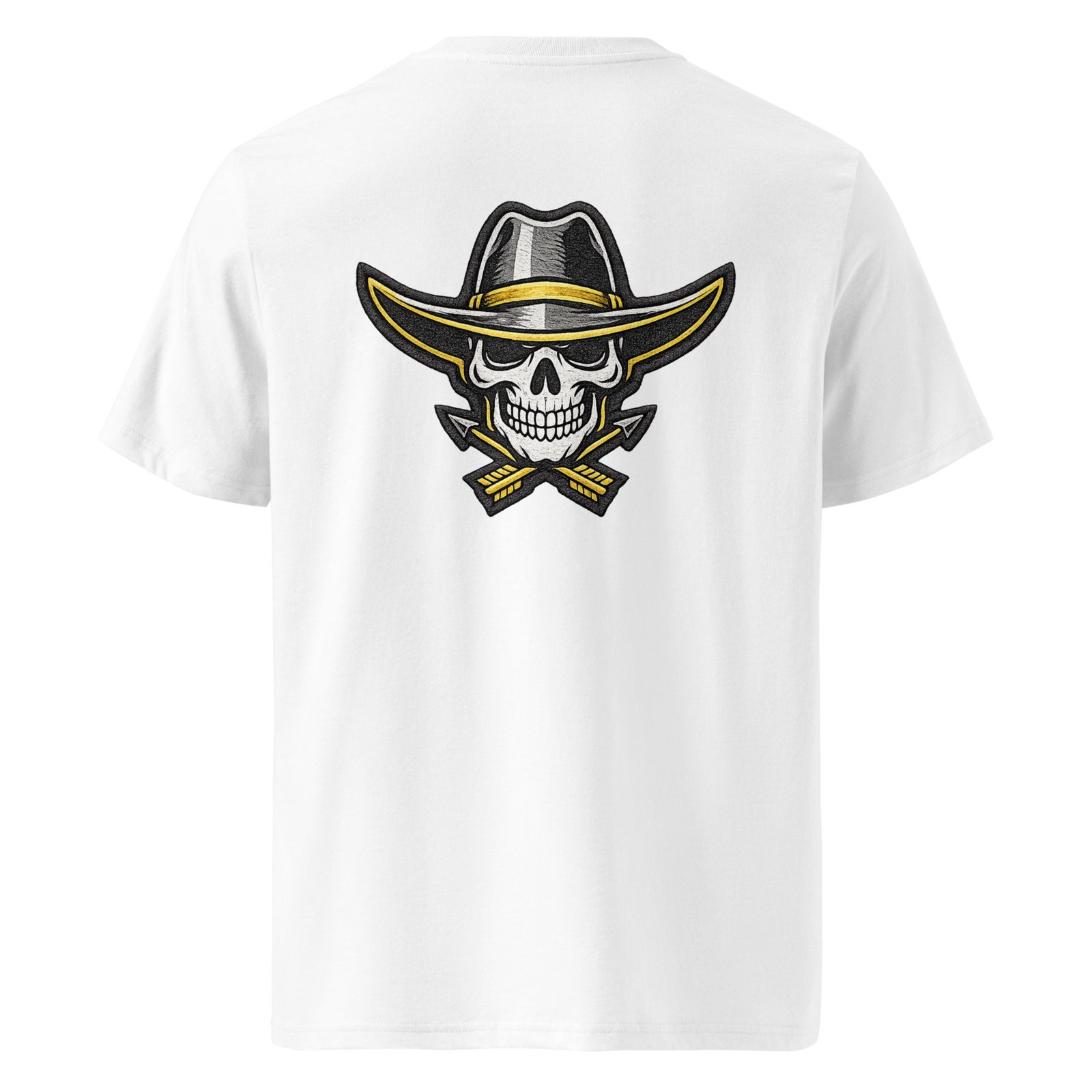 Męska koszulka „Cowboy Skull” – koszulka męska z czaszką kowboja w kapeluszu| Zarn.pl Męska koszulka „Cowboy Skull” – koszulka męska z czaszką kowboja w kapeluszu - obrazek 6
