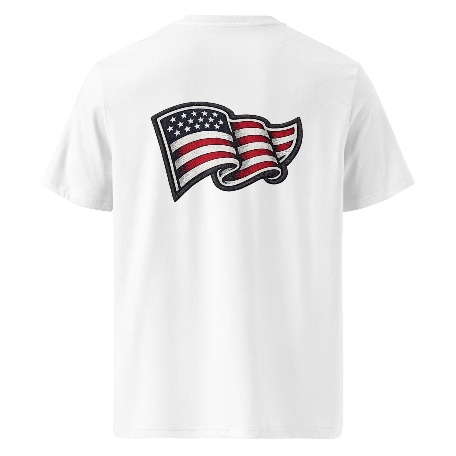 Męska koszulka „American Flag” – koszulka męska z flagą USA| Zarn.pl Męska koszulka „American Flag” – koszulka męska z flagą USA - obrazek 6