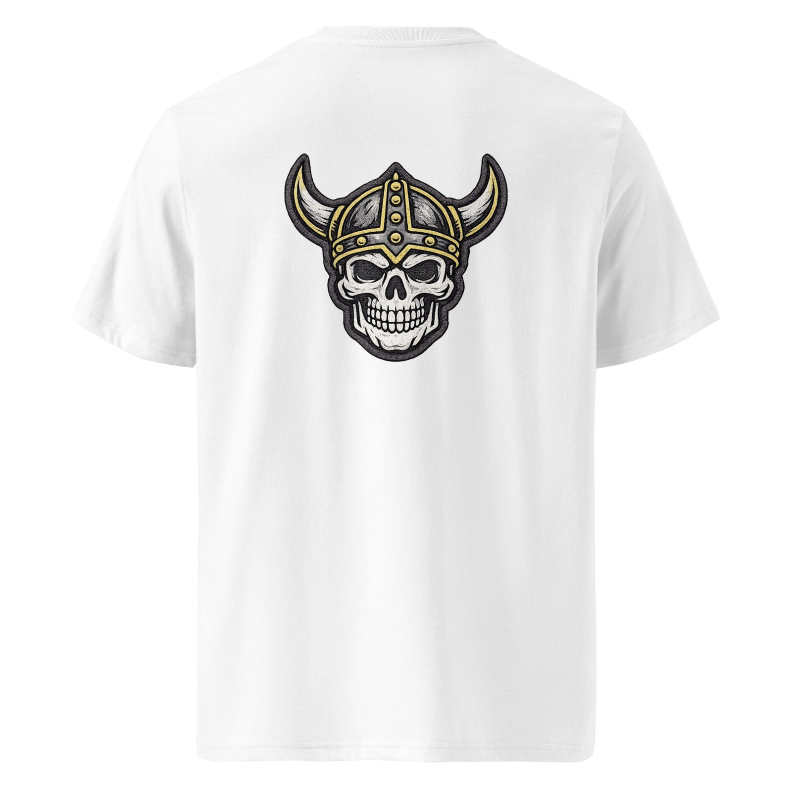 Męska koszulka „Viking Skull” – koszulka męska z czaszką w hełmie wikinga| Zarn.pl Męska koszulka „Viking Skull” – koszulka męska z czaszką w hełmie wikinga - obrazek 6