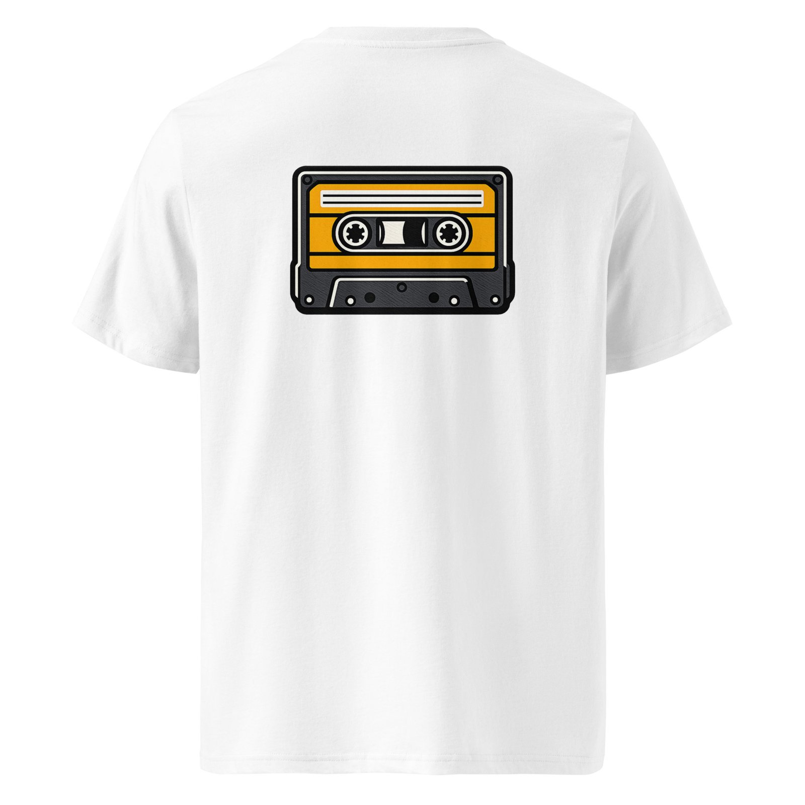 Koszulka męska „Retro Cassette Tape” – koszulka z kasetą magnetofonową vintage| Zarn.pl Koszulka męska „Retro Cassette Tape” – koszulka z kasetą magnetofonową vintage - obrazek 6