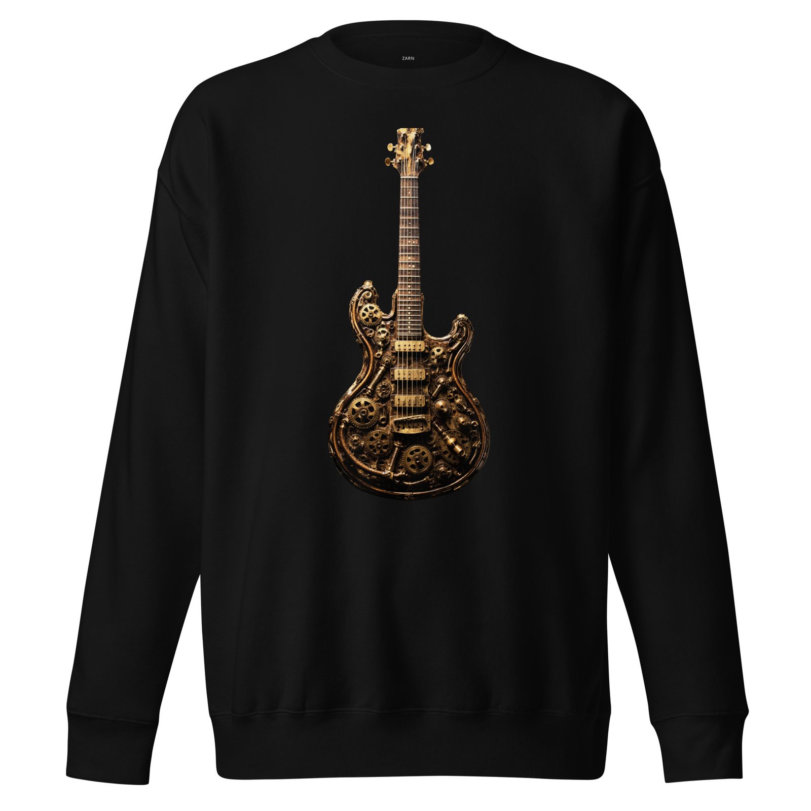 Bluza męska „Steampunk Guitar” – bluza męska z gitarą elektryczną w stylu steampunk| Zarn.pl Bluza męska „Steampunk Guitar” – bluza męska z gitarą elektryczną w stylu steampunk - obrazek 2