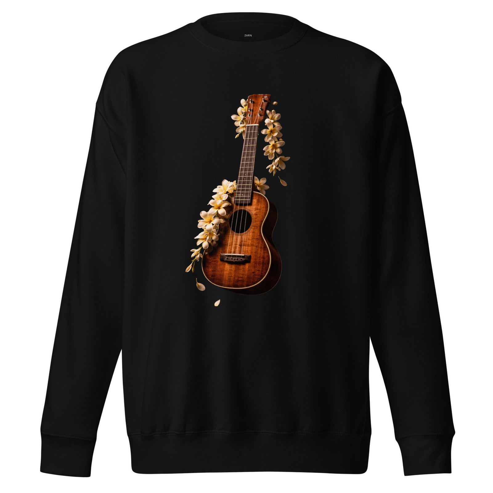 Bluza Męska Ukulele z Kwiatami – Muzyczna Harmonia Natury| Zarn.pl Bluza Męska Ukulele z Kwiatami – Muzyczna Harmonia Natury - obrazek 2