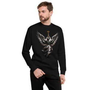 bluza męska z aniołem grającym na trąbce
