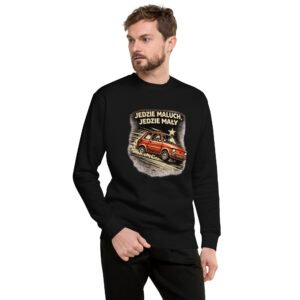 bluza męska z Fiatem 126p PRL