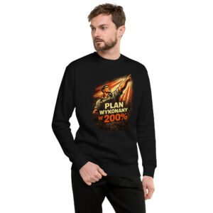 bluza męska PRL Plan Wykonany w 200%