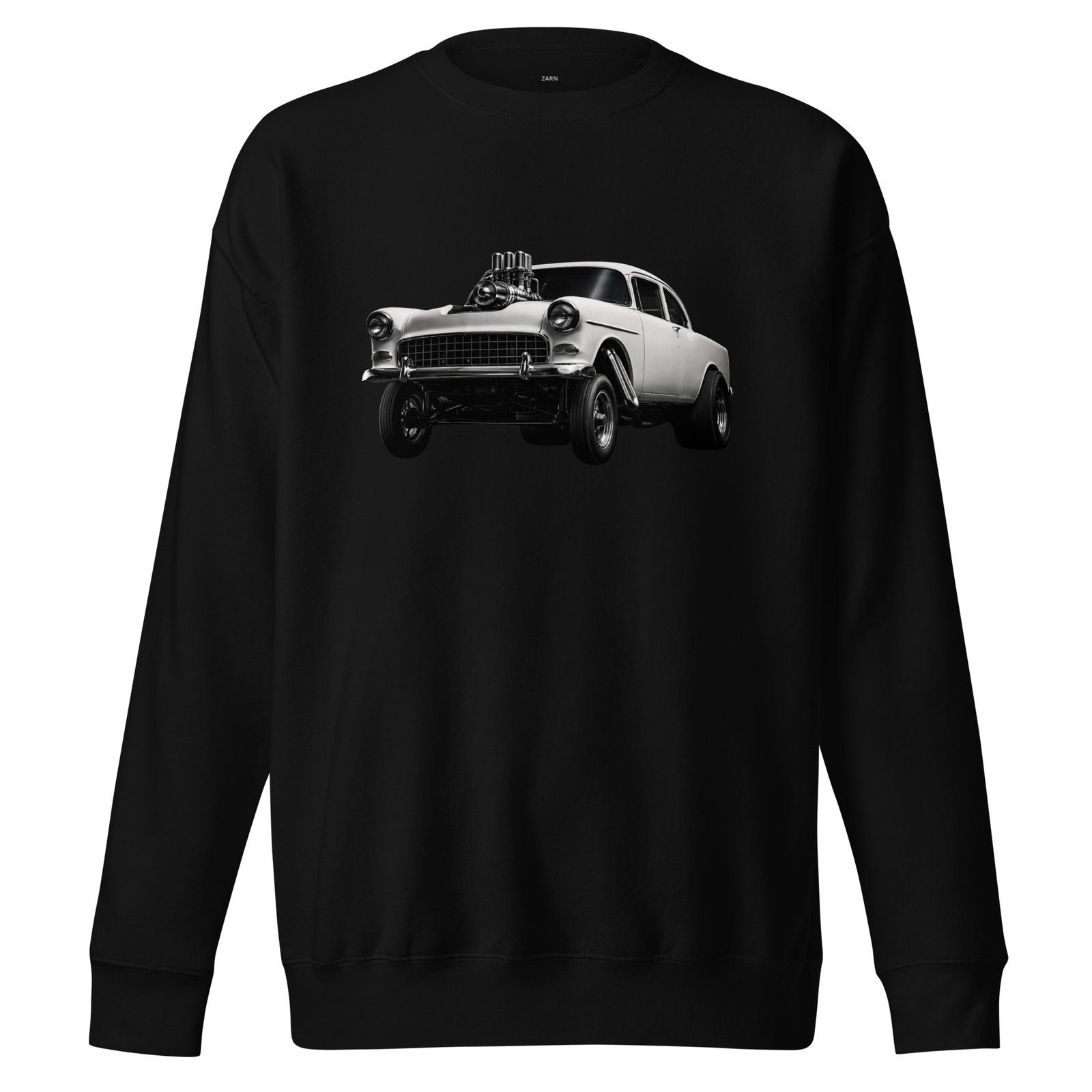Bluza męska Hot Rod Chevrolet 1955 – klasyczny amerykański samochód z potężnym kompresorem| Zarn.pl Bluza męska Hot Rod Chevrolet 1955 – klasyczny amerykański samochód z potężnym kompresorem - obrazek 2