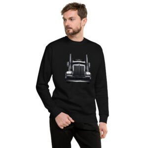 bluza męska z amerykańską ciężarówką klasy premium