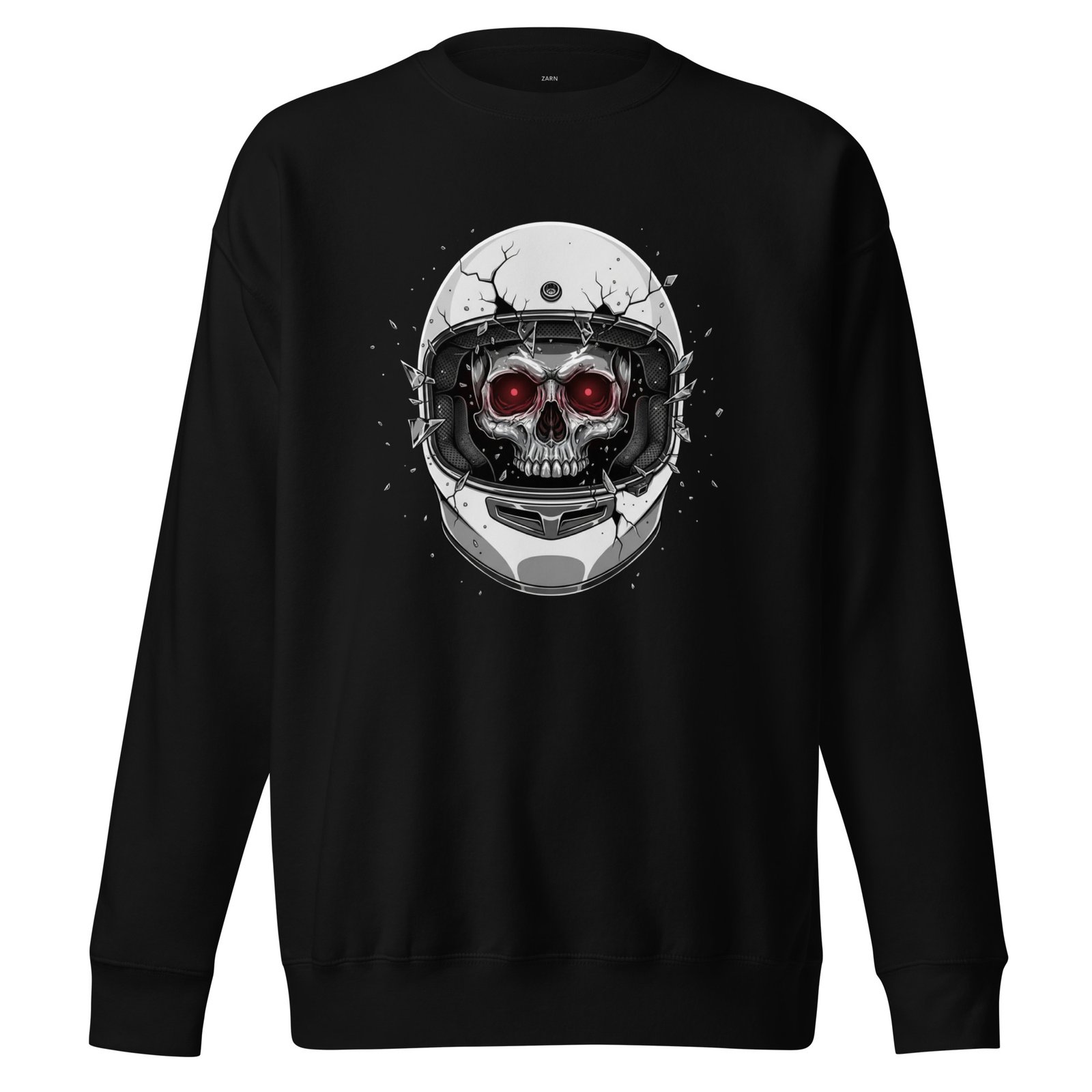 Bluza męska motocyklowa z czaszką w kasku motocyklisty| Zarn.pl Bluza męska motocyklowa z czaszką w kasku motocyklisty - obrazek 2