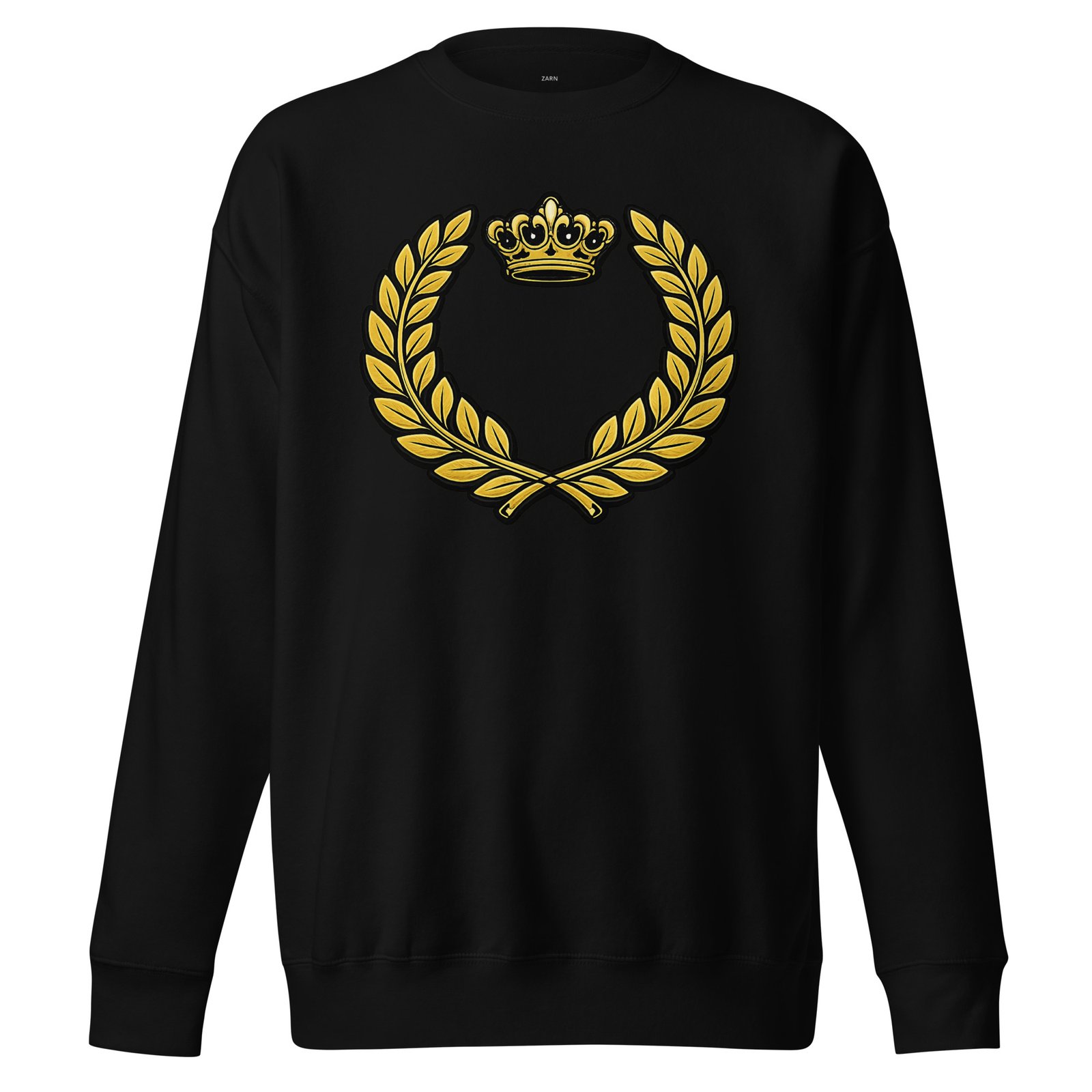 Bluza męska z koroną i laurem – elegancka bluza z królewskim symbolem sukcesu| Zarn.pl Bluza męska z koroną i laurem – elegancka bluza z królewskim symbolem sukcesu - obrazek 2