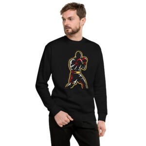 bluza męska z bokserem i rękawicami bokserskimi