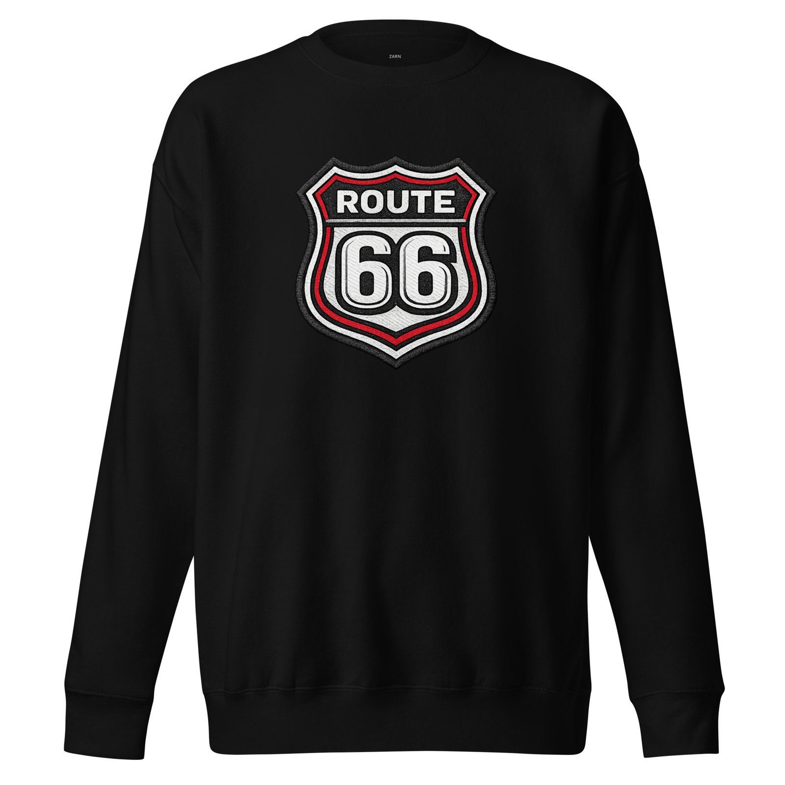 Męska bluza z nadrukiem Route 66 – bluza dla fanów motoryzacji i amerykańskich tras| Zarn.pl Męska bluza z nadrukiem Route 66 – bluza dla fanów motoryzacji i amerykańskich tras - obrazek 2