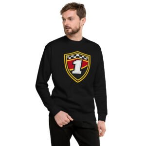 bluza męska z tarczą wyścigową numer 1