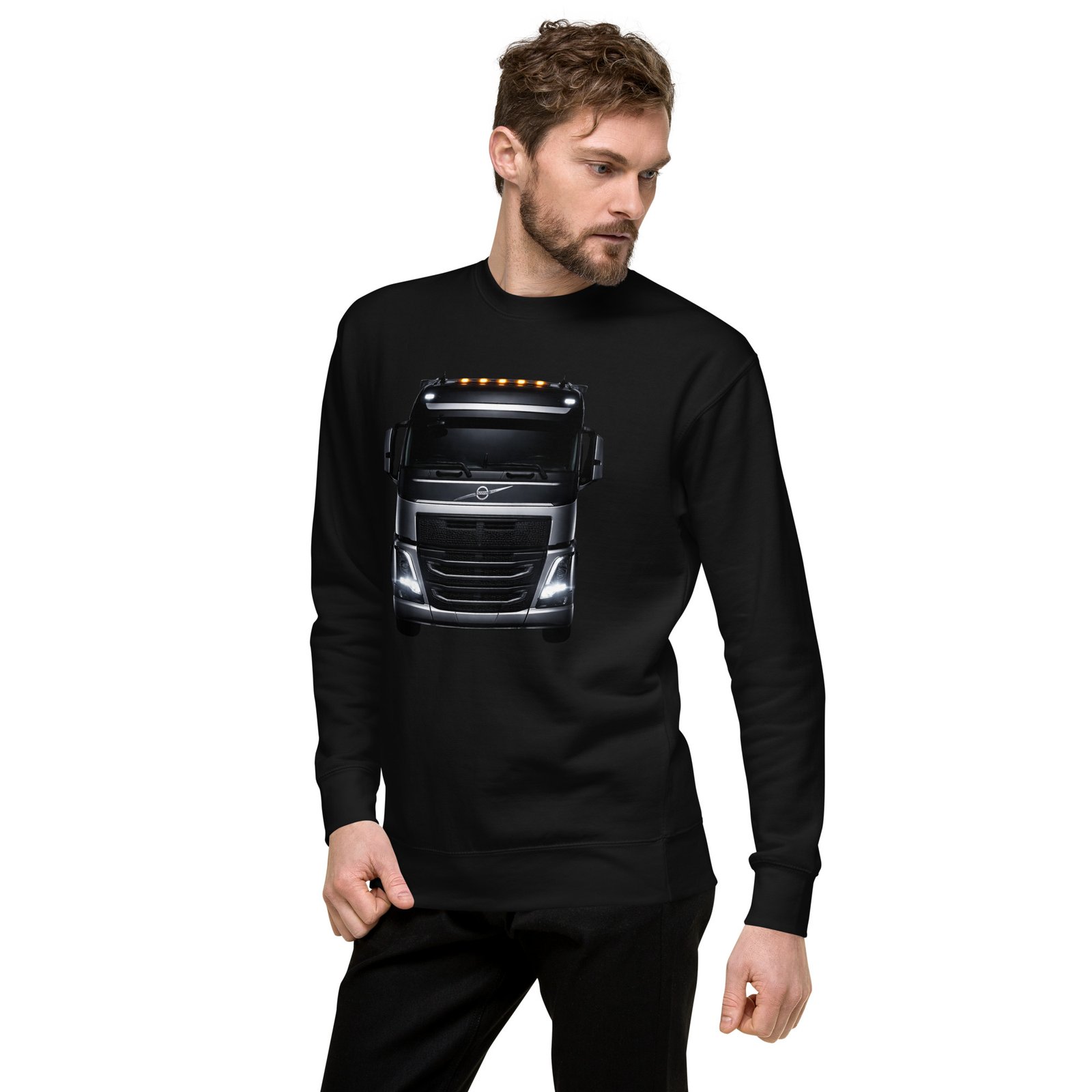 Bluza męska z nowoczesną ciężarówką Volvo FH – transport drogowy Auto-Moto| Zarn.pl Bluza męska z nowoczesną ciężarówką Volvo FH – transport drogowy Auto-Moto - obrazek 13