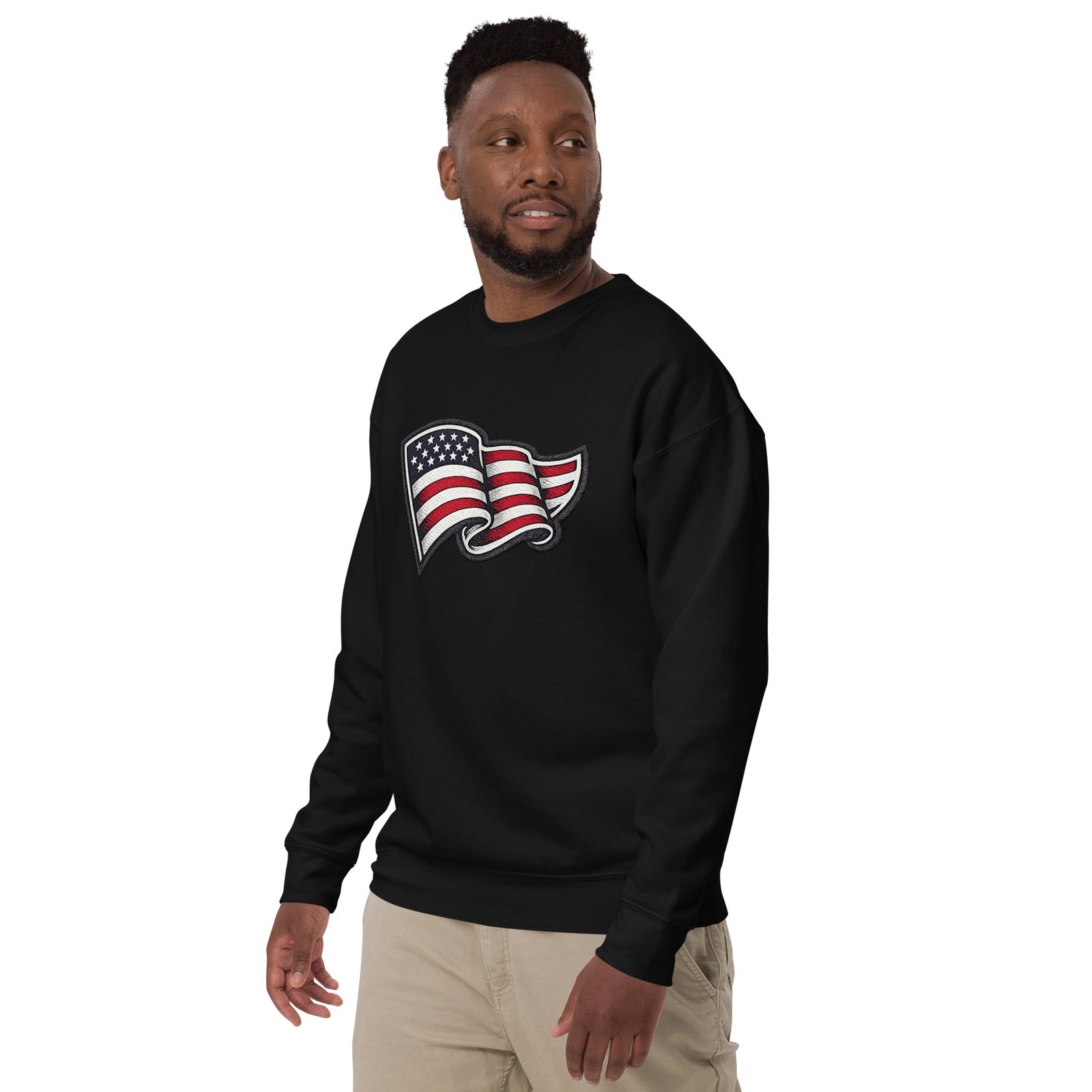Męska bluza z nadrukiem flagi USA – bluza patriotyczna w amerykańskim stylu| Zarn.pl Męska bluza z nadrukiem flagi USA – bluza patriotyczna w amerykańskim stylu - obrazek 13