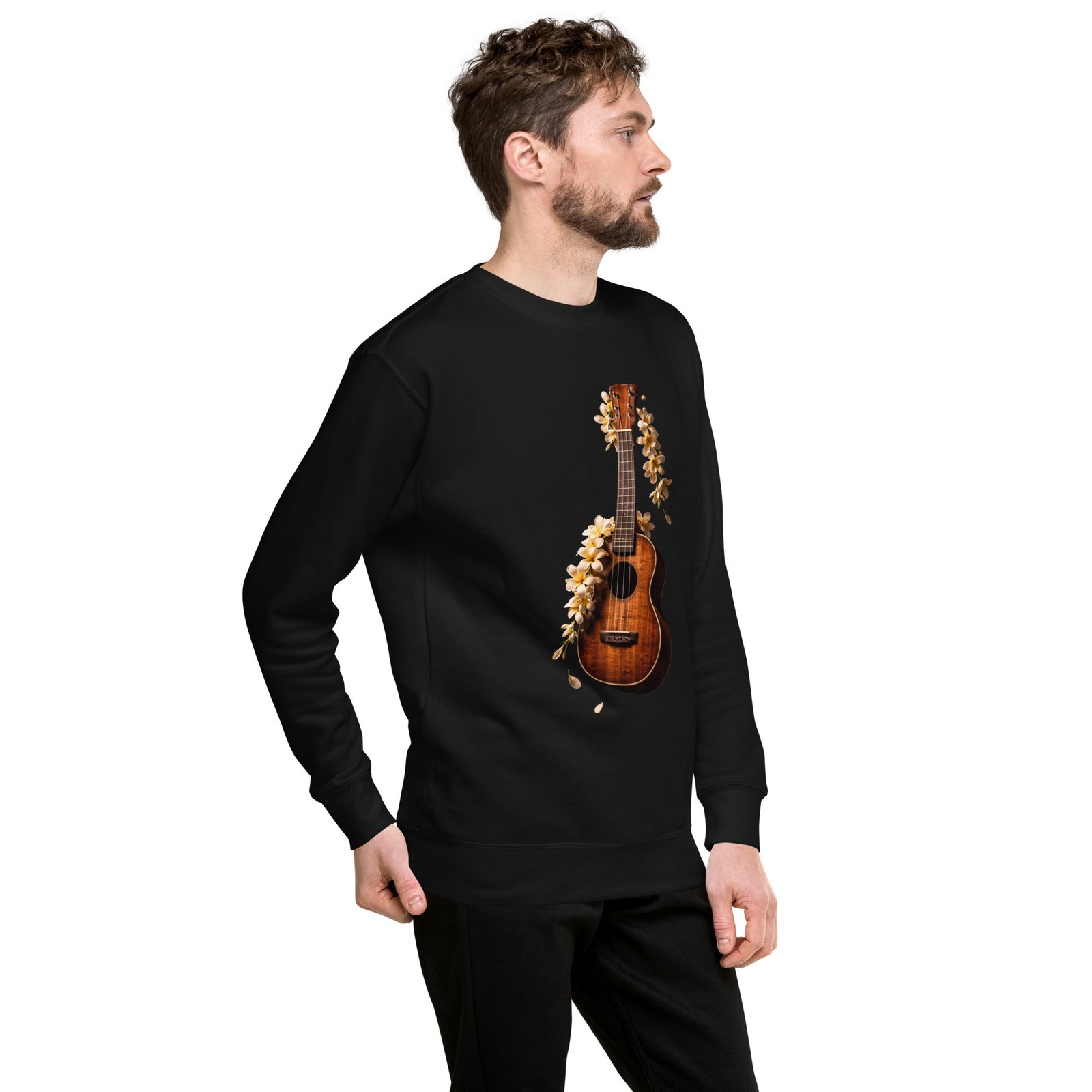 Bluza Męska Ukulele z Kwiatami – Muzyczna Harmonia Natury| Zarn.pl Bluza Męska Ukulele z Kwiatami – Muzyczna Harmonia Natury - obrazek 17
