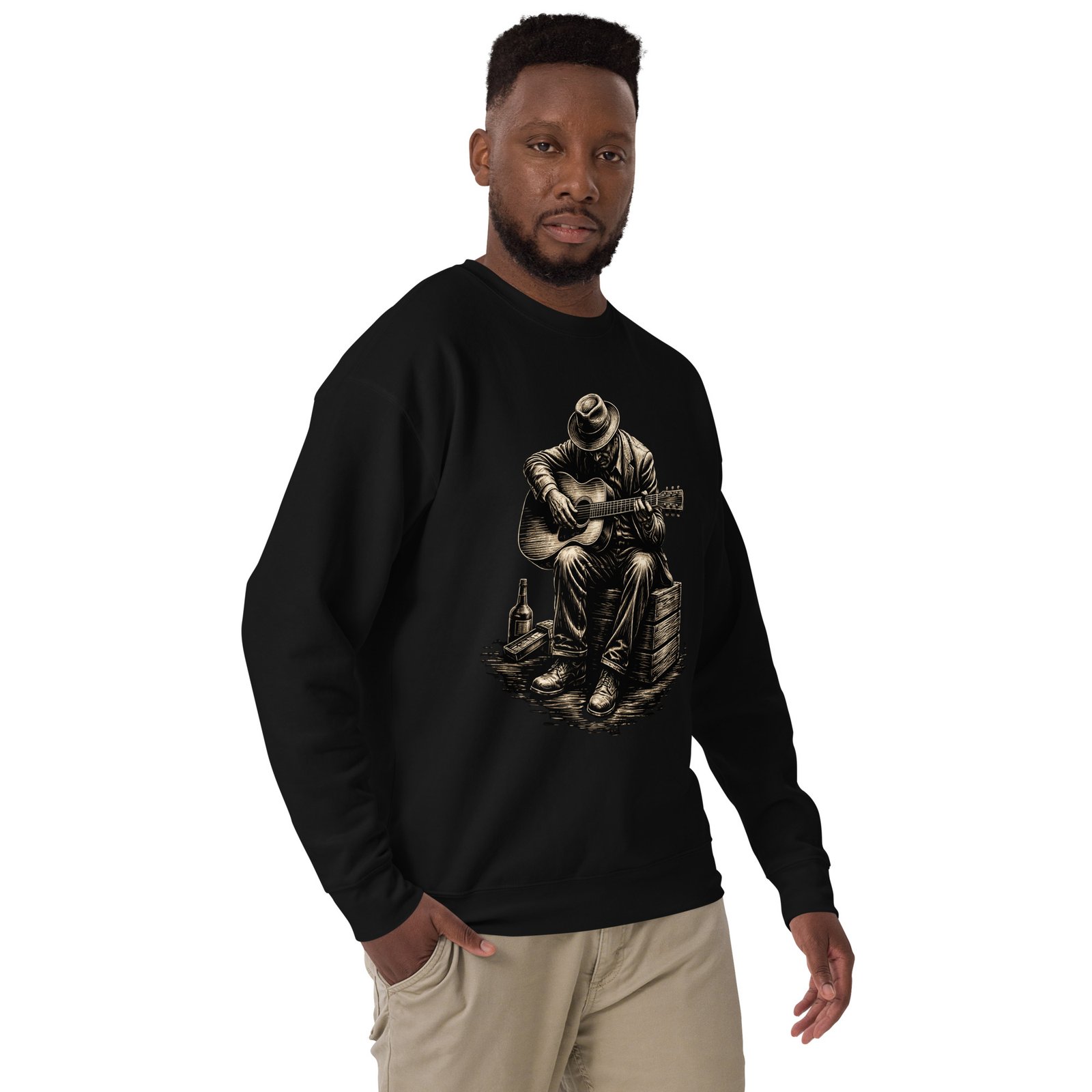Bluza Męska Bluesman z Gitarą Akustyczną – Duch Prawdziwego Bluesa| Zarn.pl Bluza Męska Bluesman z Gitarą Akustyczną – Duch Prawdziwego Bluesa - obrazek 17