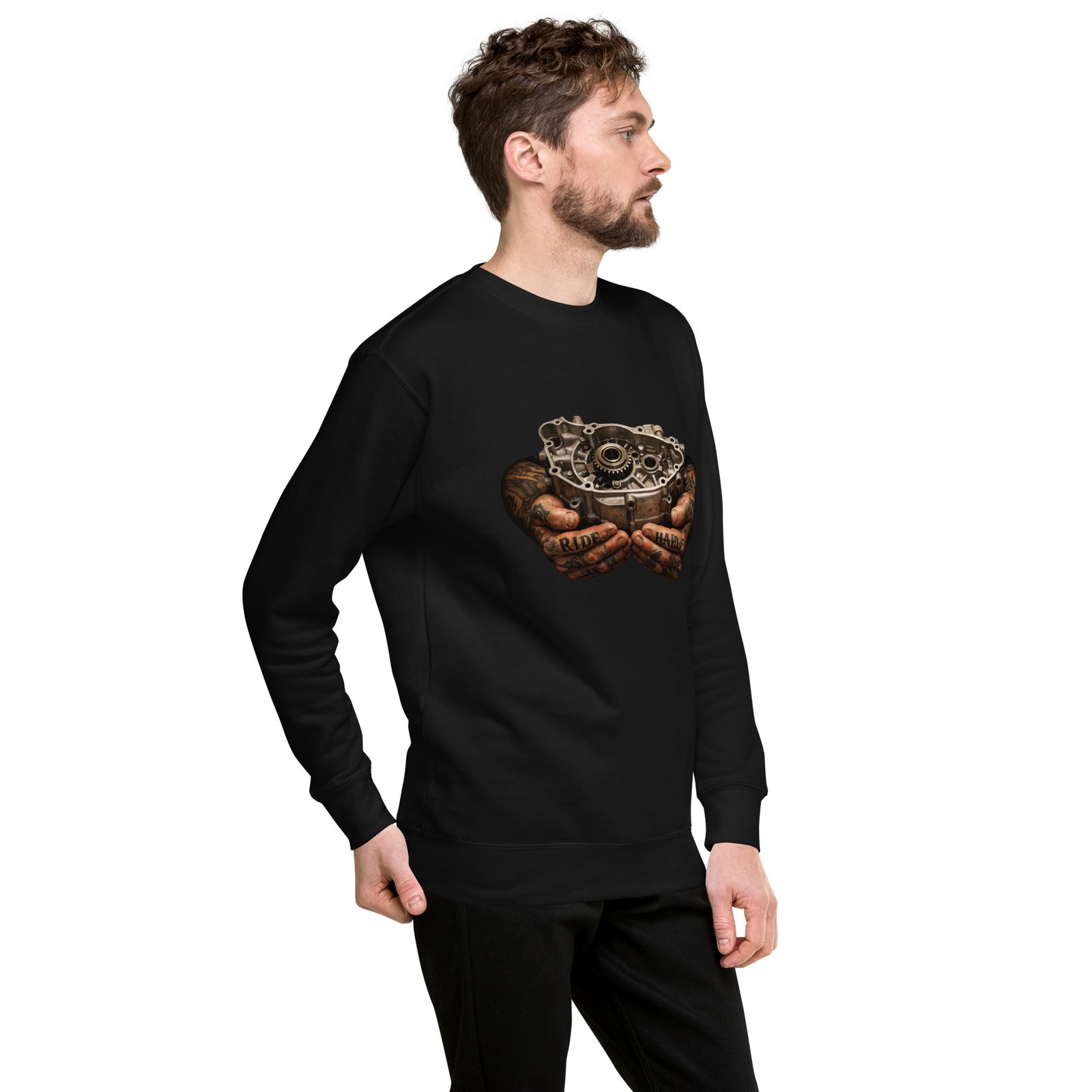 Bluza męska z grafiką części silnika motocyklowego i dłoni mechanika – motoryzacyjna pasja AUTO-MOTO| Zarn.pl Bluza męska z grafiką części silnika motocyklowego i dłoni mechanika – motoryzacyjna pasja AUTO-MOTO - obrazek 17