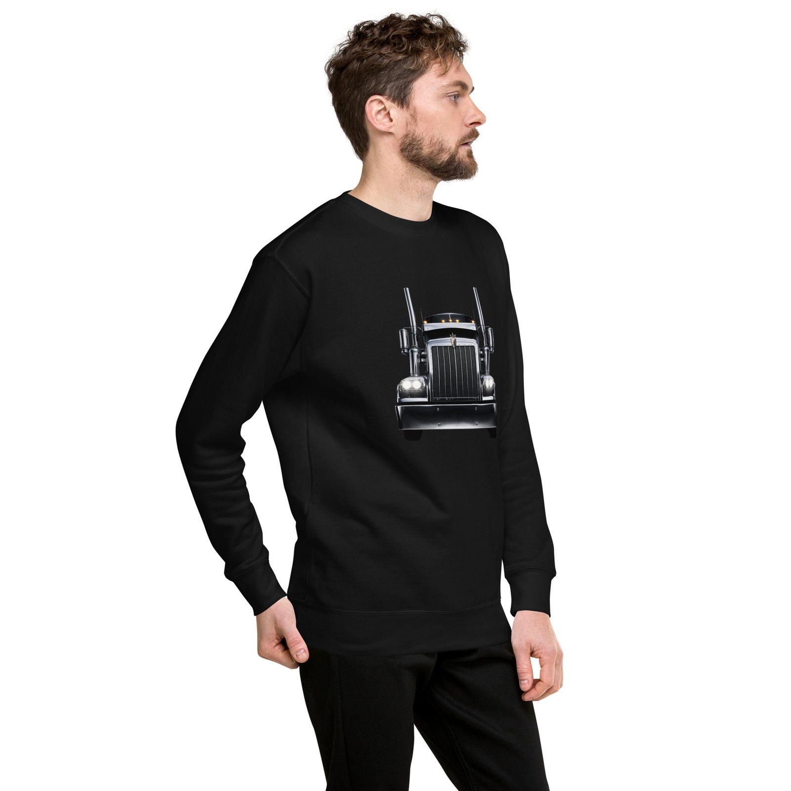 Bluza męska z amerykańską ciężarówką klasy premium – potężny truck Auto-Moto| Zarn.pl Bluza męska z amerykańską ciężarówką klasy premium – potężny truck Auto-Moto - obrazek 17