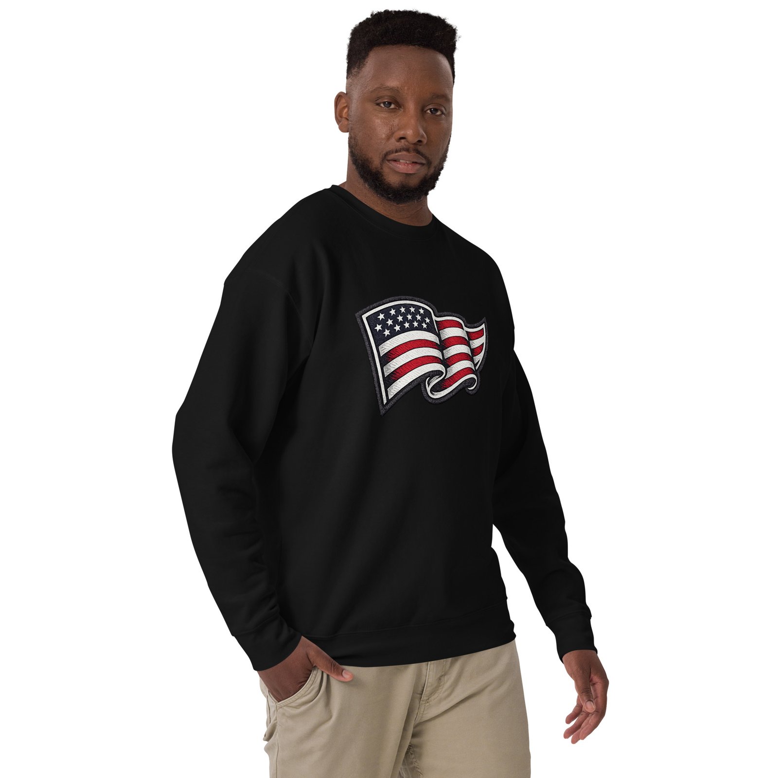 Męska bluza z nadrukiem flagi USA – bluza patriotyczna w amerykańskim stylu| Zarn.pl Męska bluza z nadrukiem flagi USA – bluza patriotyczna w amerykańskim stylu - obrazek 17